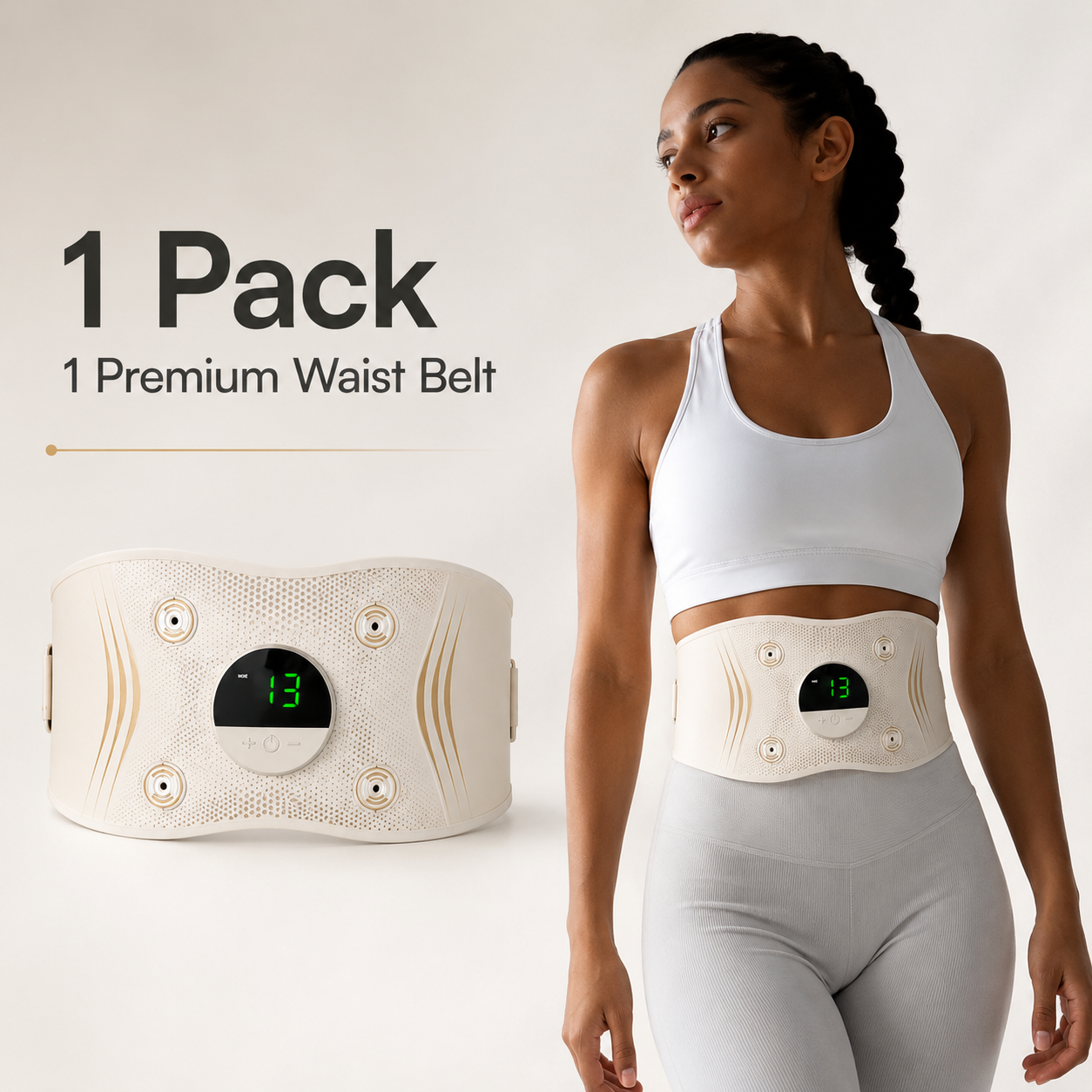 🔥 4-in-1 Waist Care Made Simple for Busy Women ✨ Red Light, EMS, Heat & Vibration Comfort — All in One Belt thumbnail 9