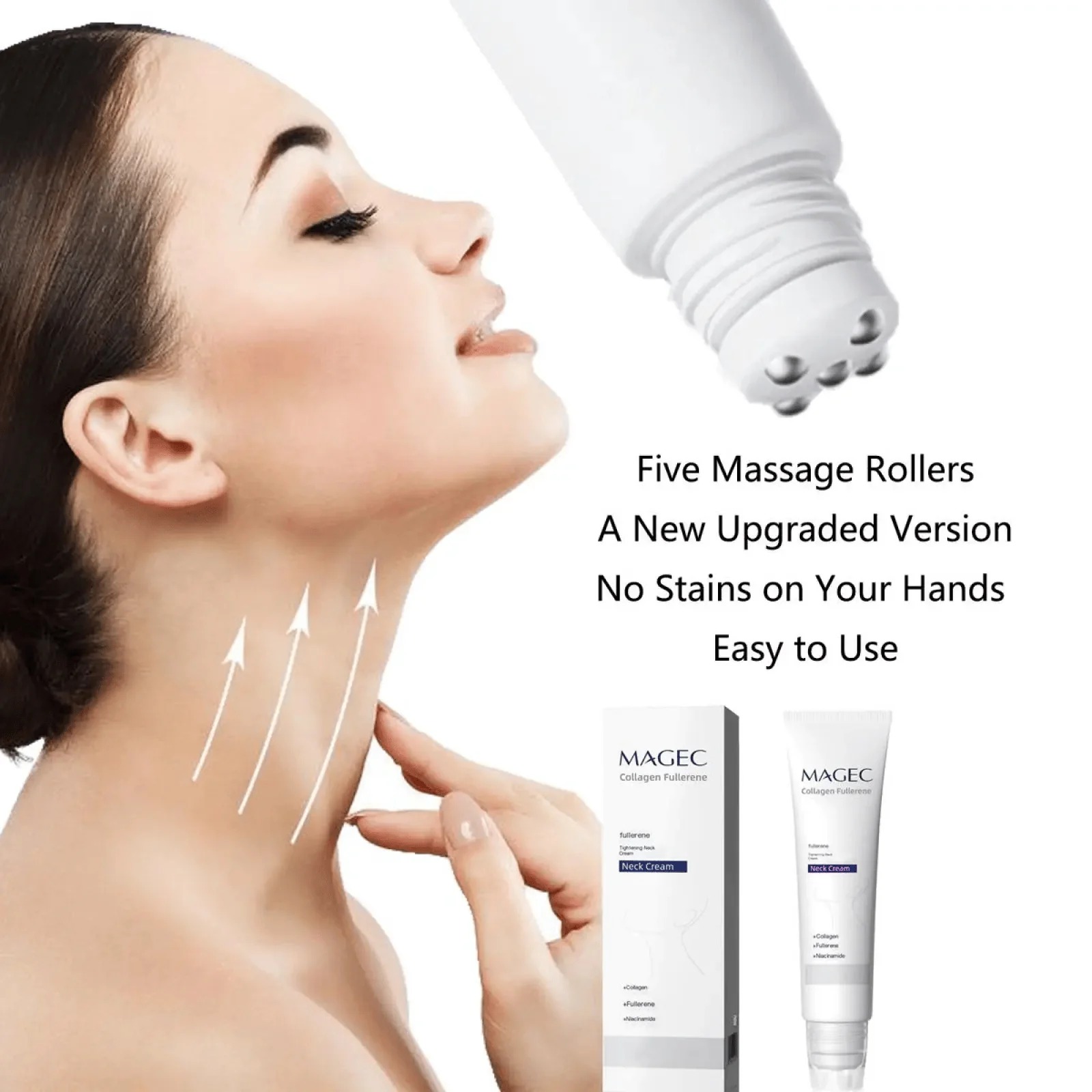 🏆Flash Sale⚡ Collagen Fullerene Tightening Neck Cream thumbnail 5