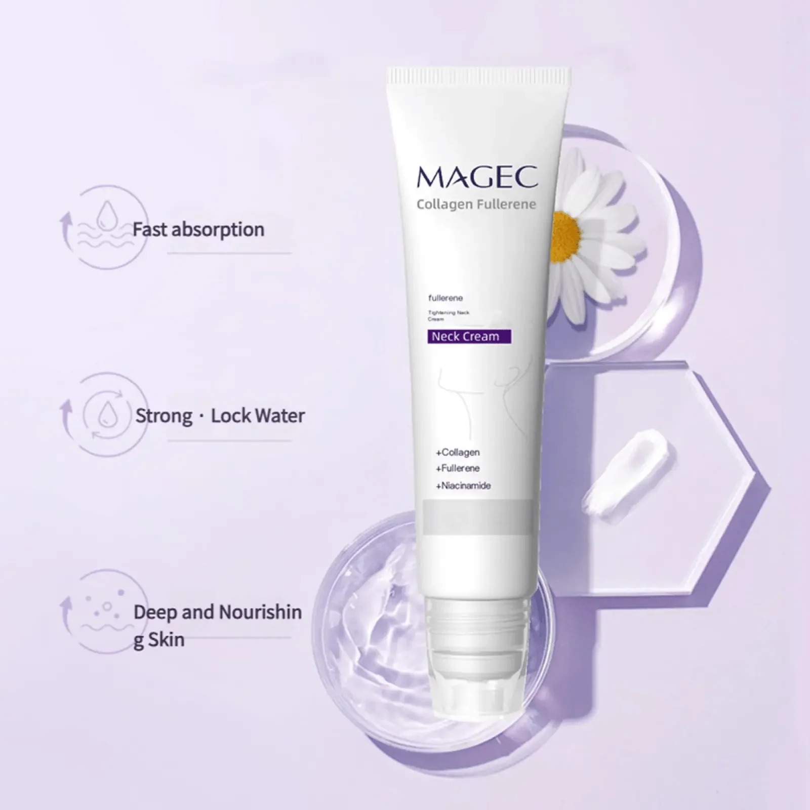 🏆Flash Sale⚡ Collagen Fullerene Tightening Neck Cream thumbnail 6