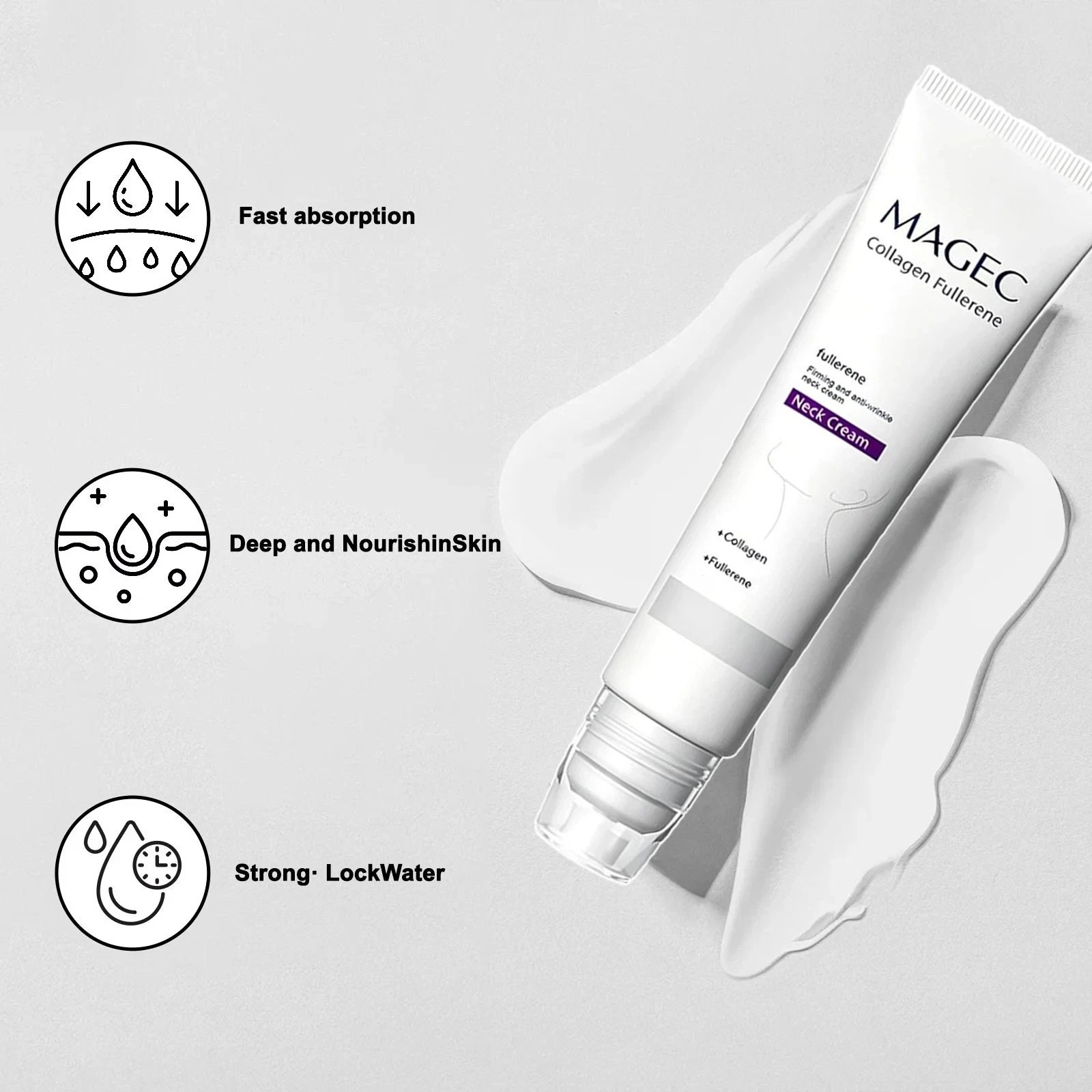 🏆Flash Sale⚡ Collagen Fullerene Tightening Neck Cream thumbnail 9