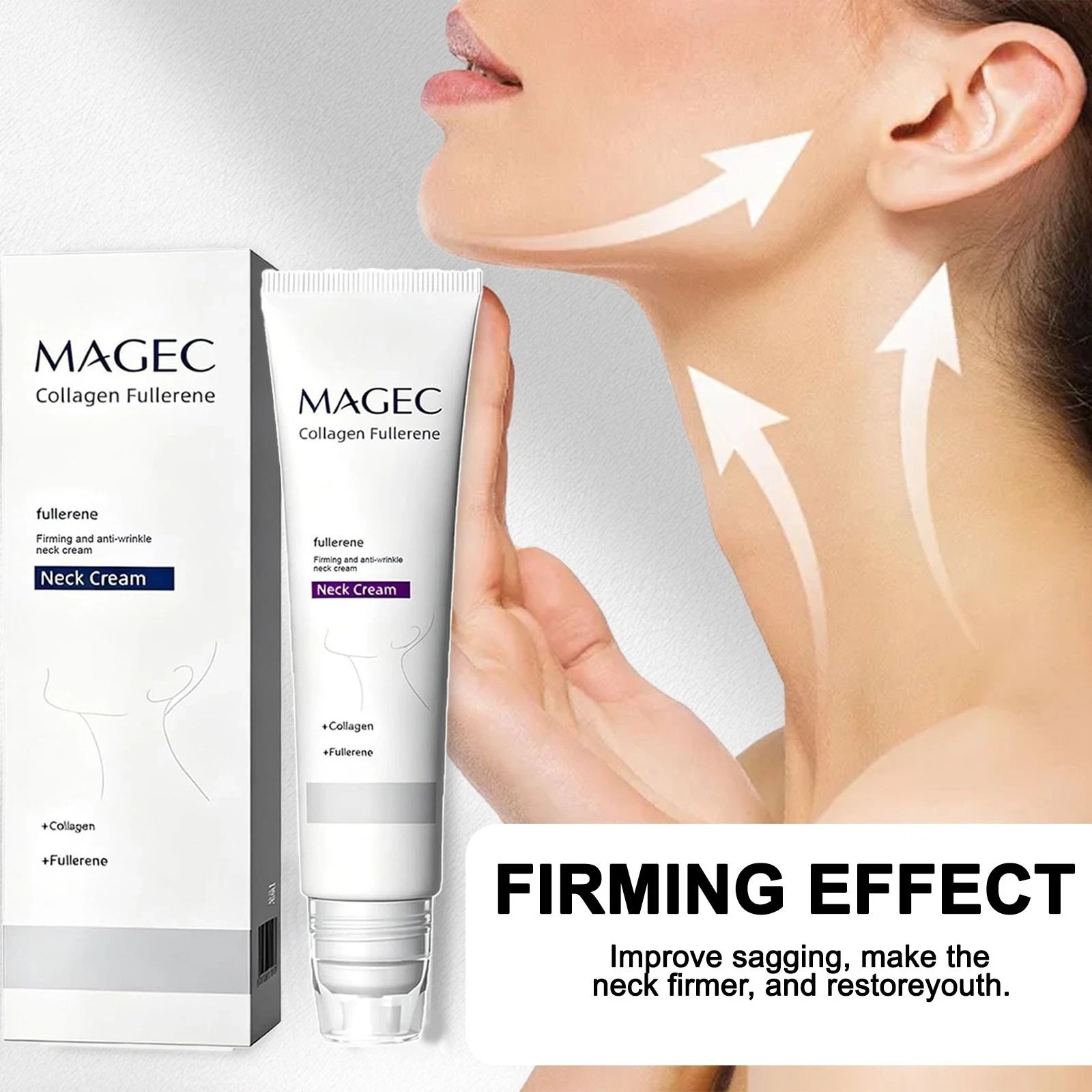 🏆Flash Sale⚡ Collagen Fullerene Tightening Neck Cream thumbnail 4