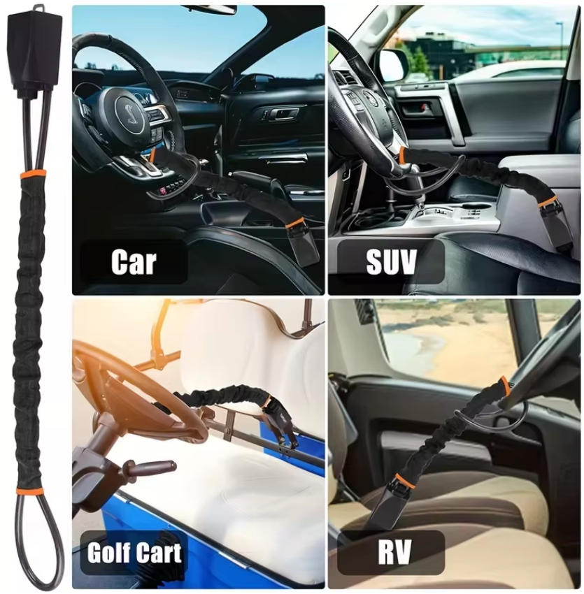 🔥SALE UP TO 60% - Freeship USA 📦Make Your Car A Harder Target🛡️SteerShield Anti-Theft Car Lock thumbnail 6