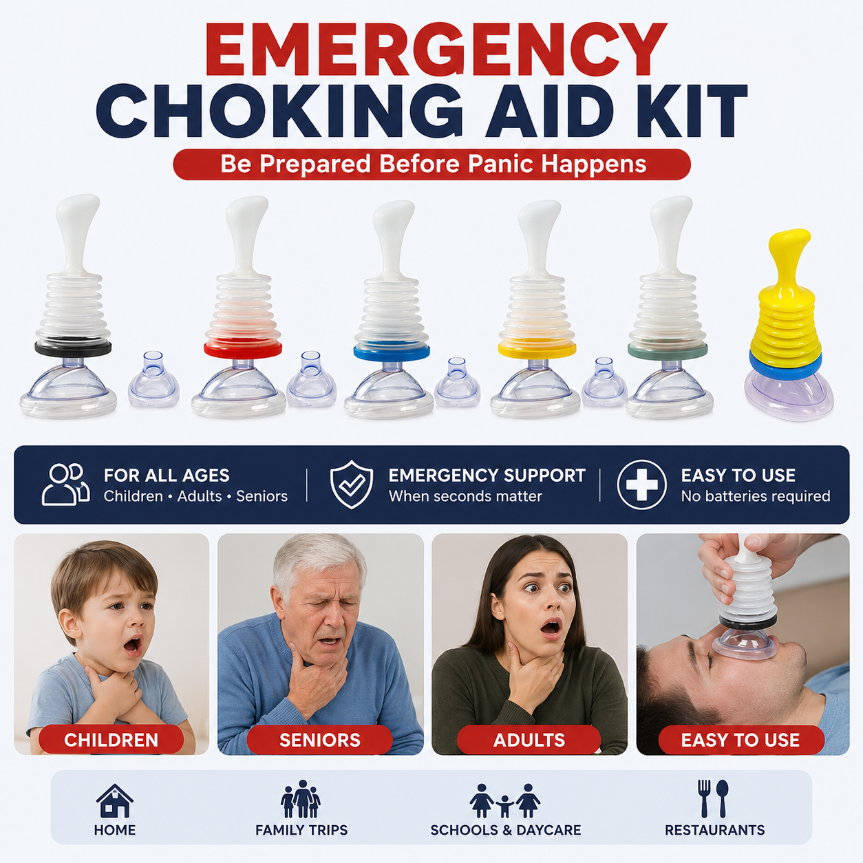 🔥Buy 2 get 1 Free 🚨 Be Prepared Before A Choking Emergency Happens - Emergency Choking Aid Kit 🆘 thumbnail 3