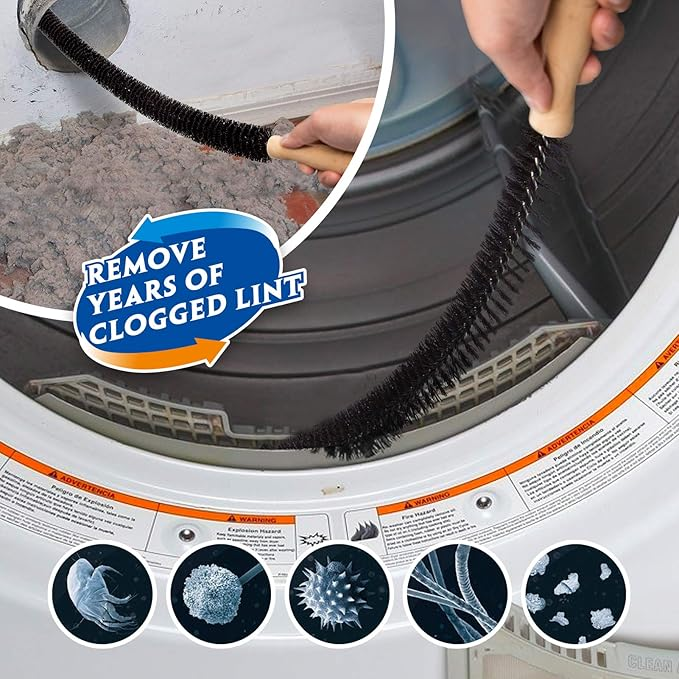 🔥Mid-Summer Sale Up To 60%🧹Remove Hidden Lint Before It Becomes A Problem 👉 LintGuard Dryer Vent Cleaner Kit thumbnail 4