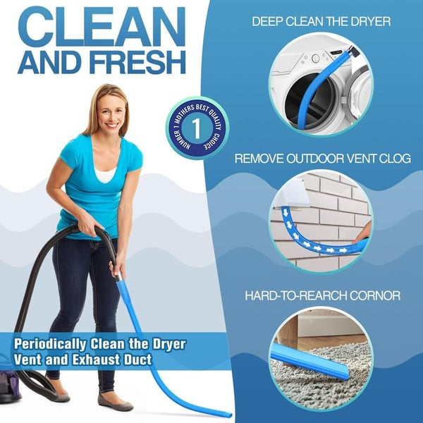 🔥Mid-Summer Sale Up To 60%🧹Remove Hidden Lint Before It Becomes A Problem 👉 LintGuard Dryer Vent Cleaner Kit thumbnail 3