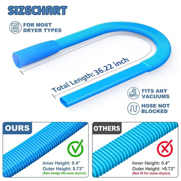🔥Mid-Summer Sale Up To 60%🧹Remove Hidden Lint Before It Becomes A Problem 👉 LintGuard Dryer Vent Cleaner Kit thumbnail 8
