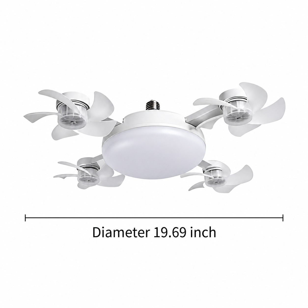 CoolBreeze 4-Head Ceiling Fan Light 💨💡 thumbnail 10
