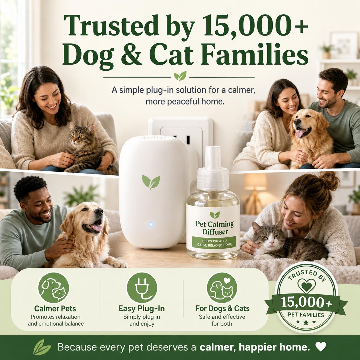 🔥Buy 2 get 1 Free🔥 Get 50% OFF Today 🐶 Stress Relief Pet Calming Diffuser 🩷 thumbnail 2