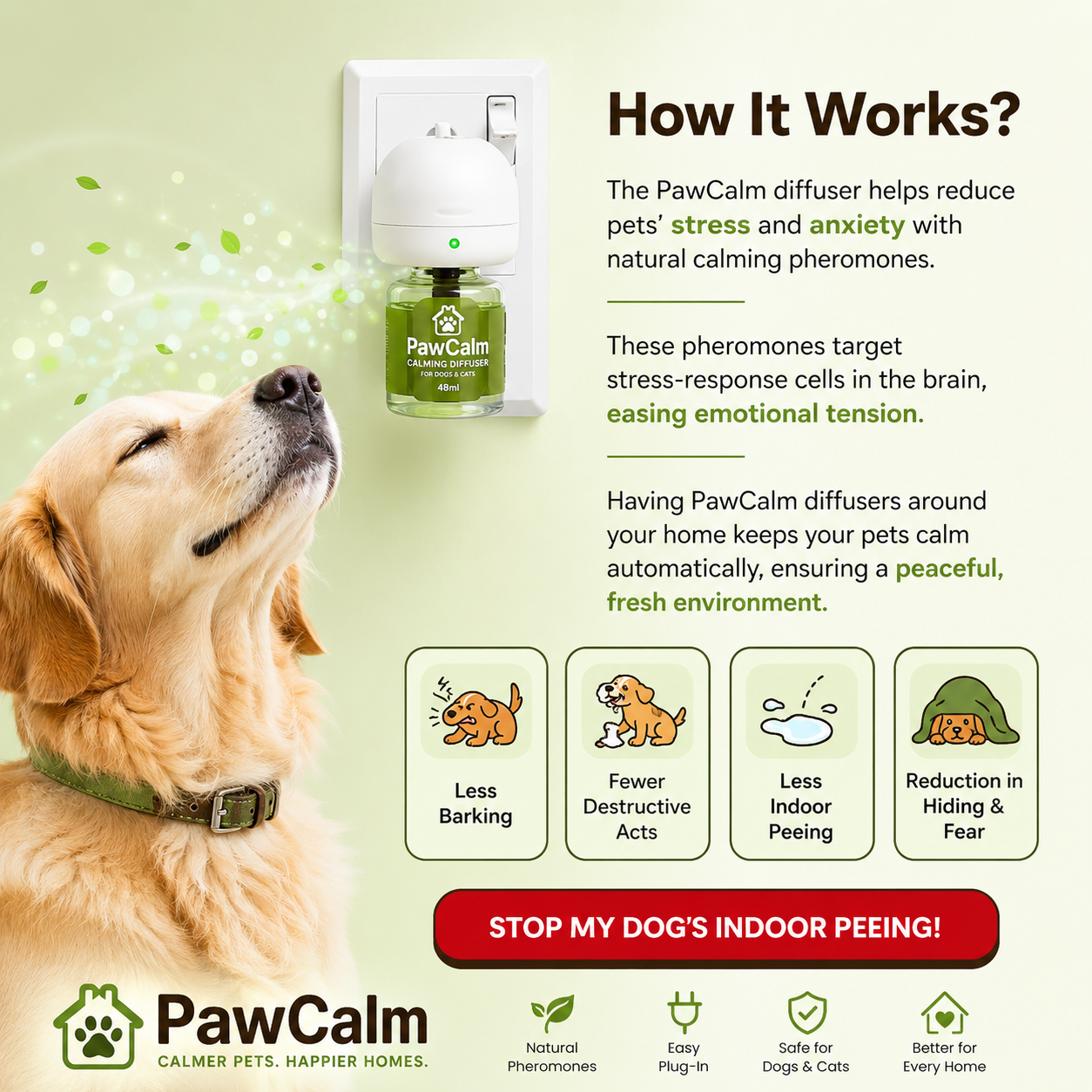 🔥Buy 2 get 1 Free🔥 Get 50% OFF Today 🐶 Stress Relief Pet Calming Diffuser 🩷 thumbnail 3