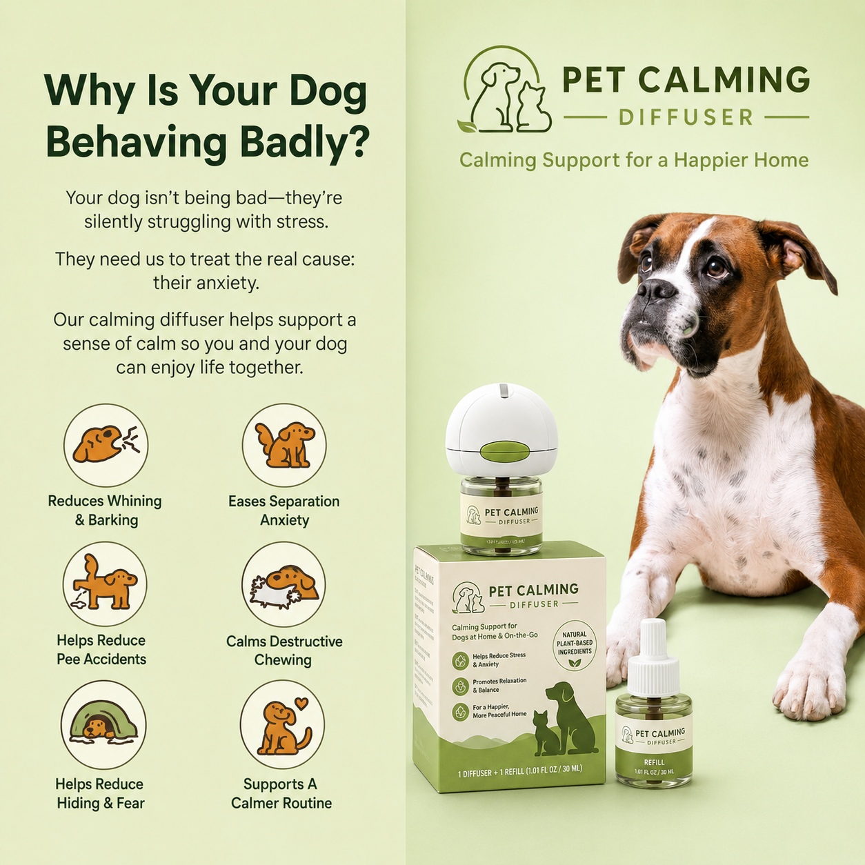 🔥Buy 2 get 1 Free🔥 Get 50% OFF Today 🐶 Stress Relief Pet Calming Diffuser 🩷 thumbnail 4