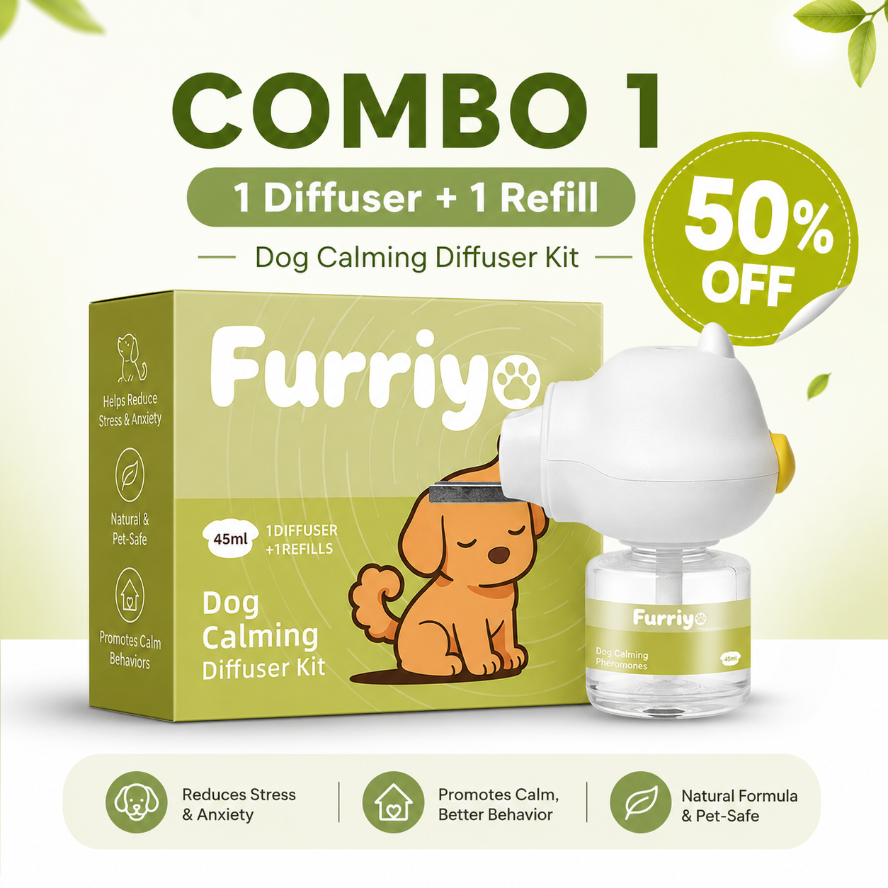 🔥Buy 2 get 1 Free🔥 Get 50% OFF Today 🐶 Stress Relief Pet Calming Diffuser 🩷 thumbnail 9