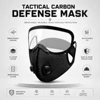 🛡️ Tactical Carbon Defense Mask – Breathe Safer in Dust, Haze & Harsh Conditions thumbnail 5