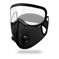 🛡️ Tactical Carbon Defense Mask – Breathe Safer in Dust, Haze & Harsh Conditions thumbnail 11