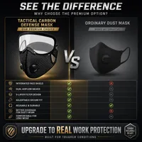 🛡️ Tactical Carbon Defense Mask – Breathe Safer in Dust, Haze & Harsh Conditions thumbnail 7