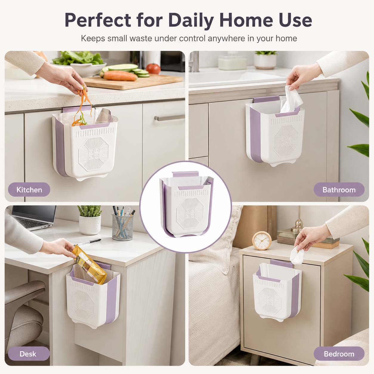 🗑️✨ Foldable Hanging Trash Can — Save Space & Keep Your Kitchen Clean thumbnail 8