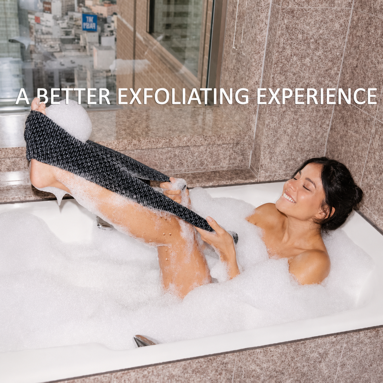 🔥Sale Off 50%🎁🧼Exfoliating shower towel with antibacterial effect thumbnail 7