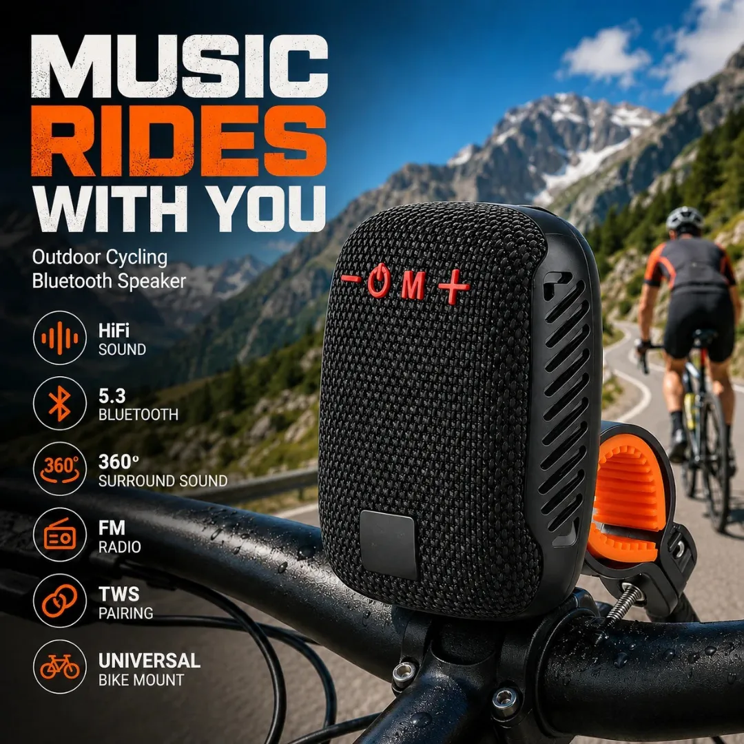 🔥2026 Hot New Products🎵Waterproof Bluetooth Speaker for Bicycles with Mount🚴♂️ - Image 1