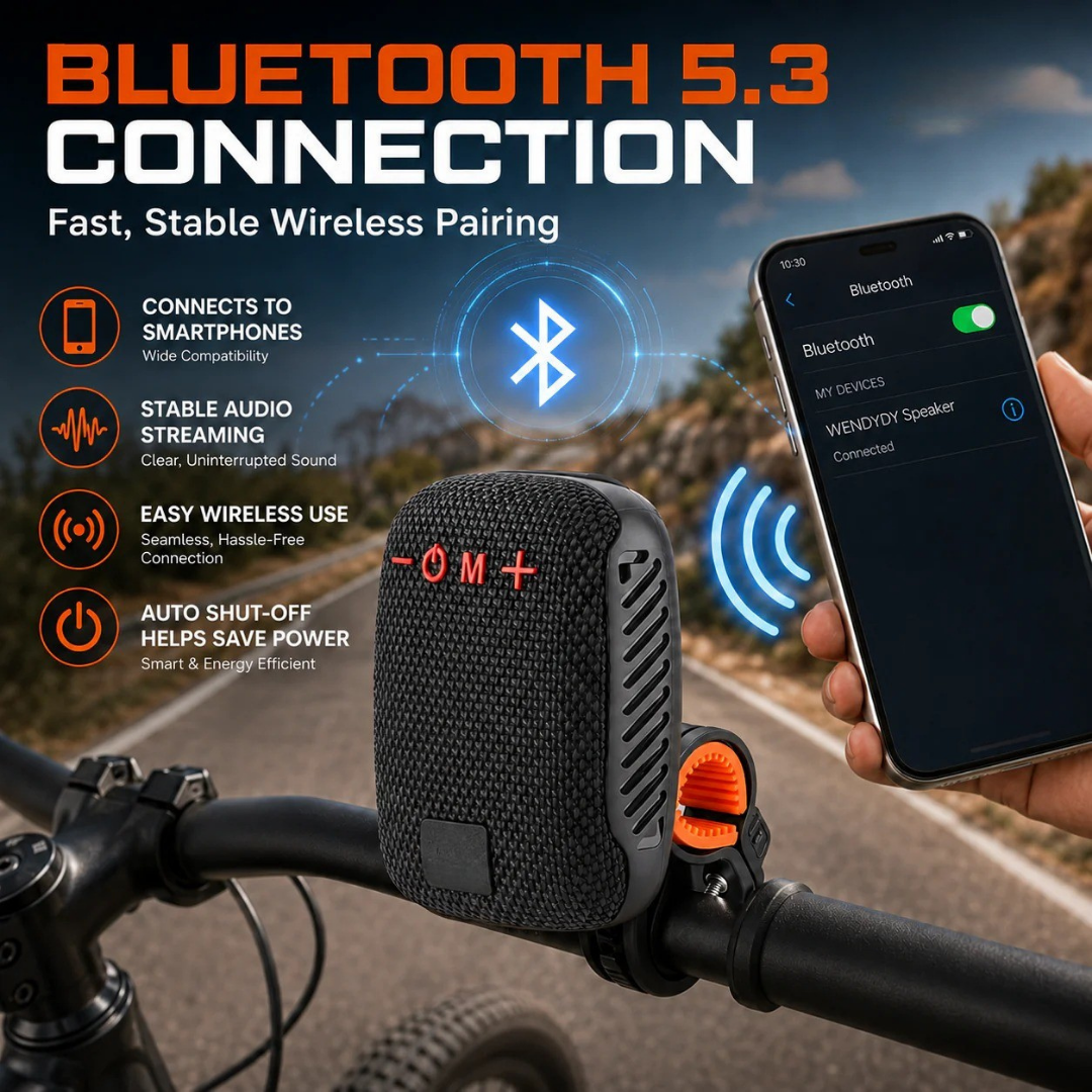 🔥2026 Hot New Products🎵Waterproof Bluetooth Speaker for Bicycles with Mount🚴‍♂️ thumbnail 4