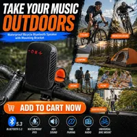 🔥2026 Hot New Products🎵Waterproof Bluetooth Speaker for Bicycles with Mount🚴‍♂️ thumbnail 5