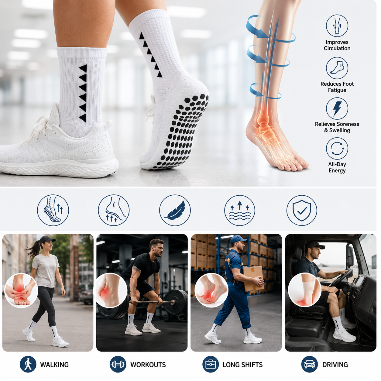 🧦 Compression Socks That Keep Your Feet Supported All Day thumbnail 3