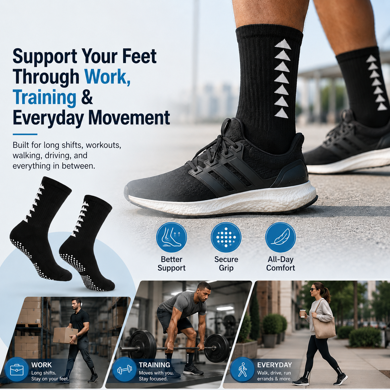 🧦 Compression Socks That Keep Your Feet Supported All Day - Image 1