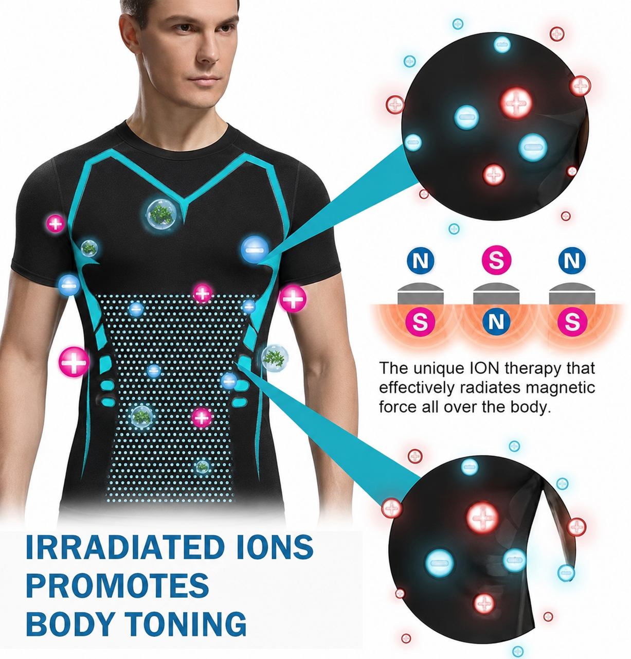 🔥Buy 2 get 1 Free 🚨 Men’s Weight Loss Support Compression T-Shirt 👕 thumbnail 5