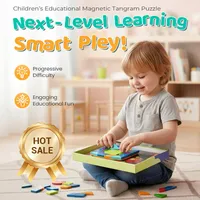 🔥 Back-To-School Sale — 50% OFF 🎒Children’s Educational Magnetic Tangram Puzzle thumbnail 1