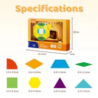 🔥 Back-To-School Sale — 50% OFF 🎒Children’s Educational Magnetic Tangram Puzzle thumbnail 4