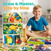 🔥 Back-To-School Sale — 50% OFF 🎒Children’s Educational Magnetic Tangram Puzzle thumbnail 5