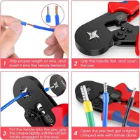 💥LAST DAY 50% OFF✨ Ratchet Tubular Terminal Wire Crimpers Set thumbnail 10