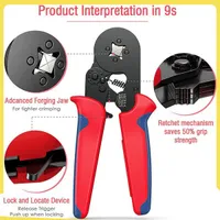 💥LAST DAY 50% OFF✨ Ratchet Tubular Terminal Wire Crimpers Set thumbnail 9