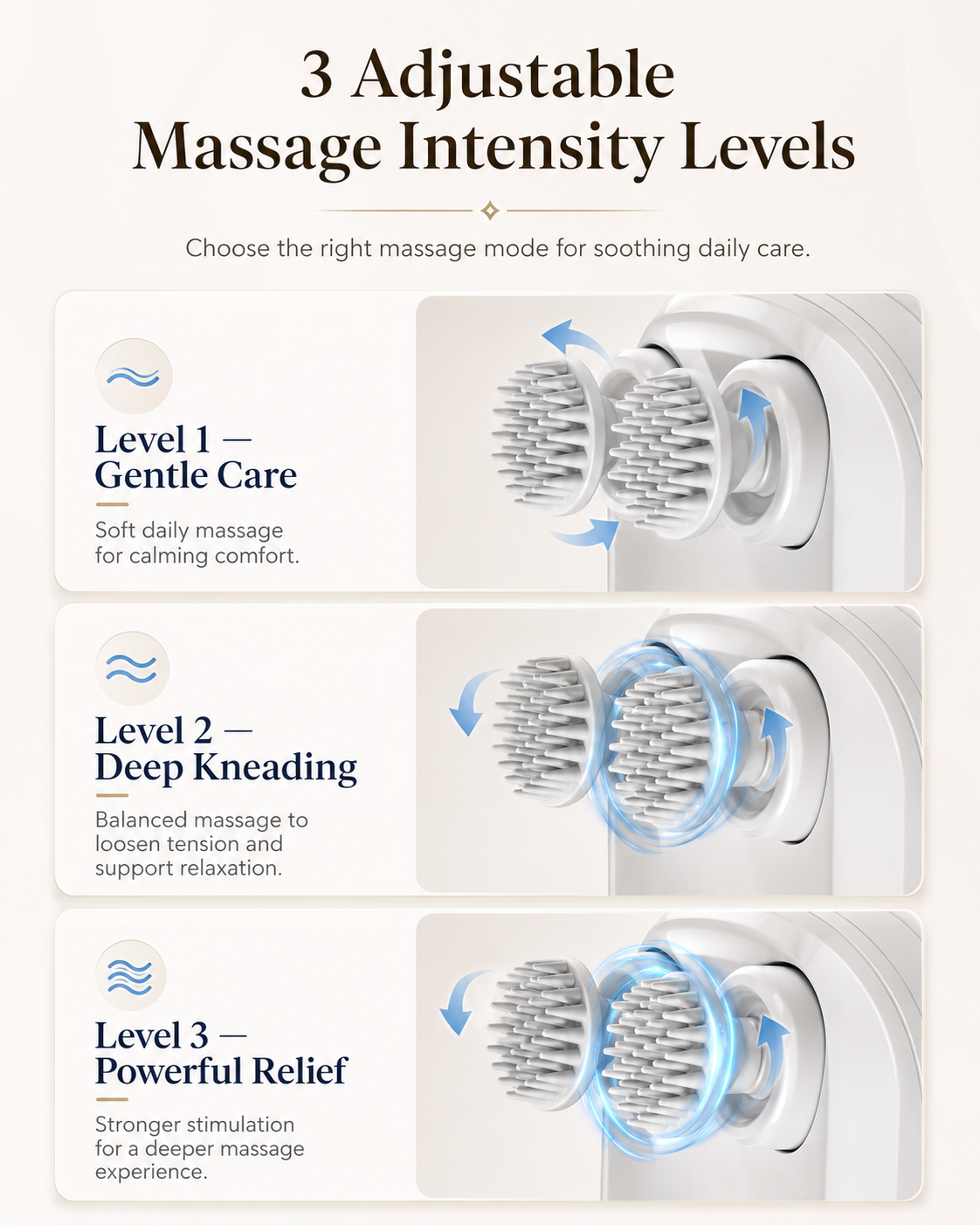 💆 Rechargeable Electric Scalp Massager — Deep Kneading Relaxation for Men, Women & Pets thumbnail 7
