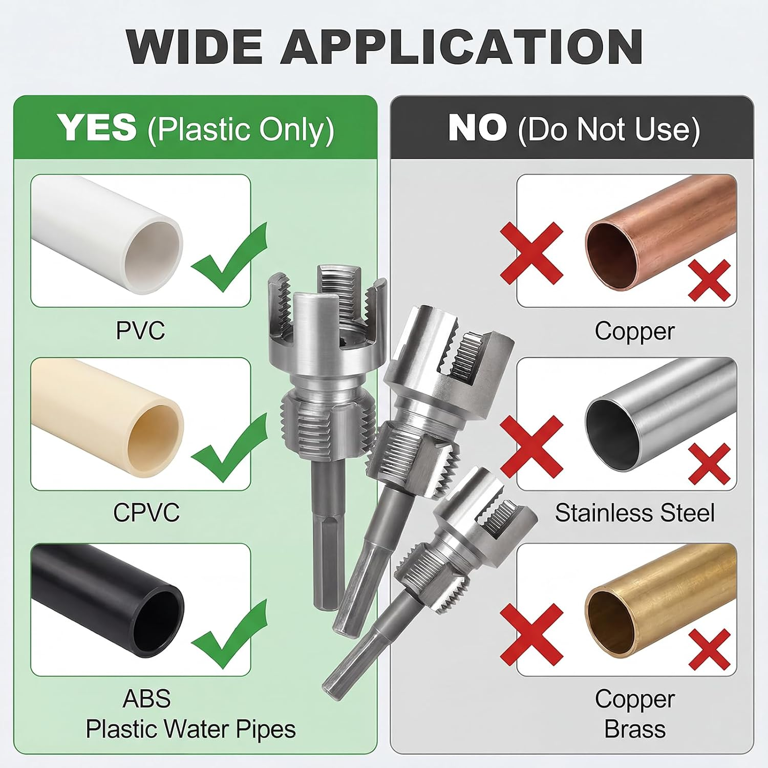 🔥Buy 2 get 1 Free 🛠️ PVC/PPR Pipe Threading Drill Kit 🛠️ thumbnail 6