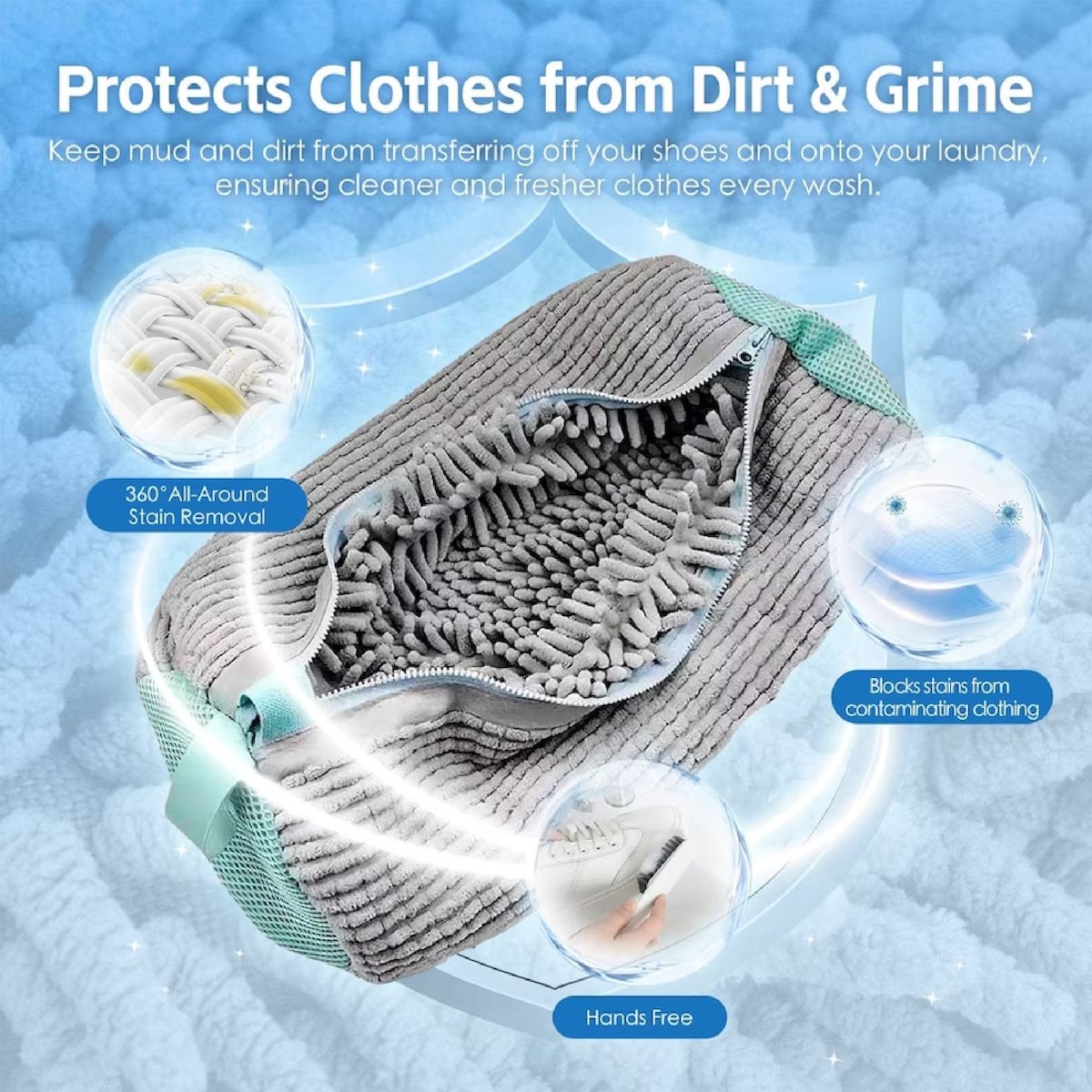 🔥Summer Sale — Save Up To 60%🔥Laundry Shoe Washing Bag thumbnail 2
