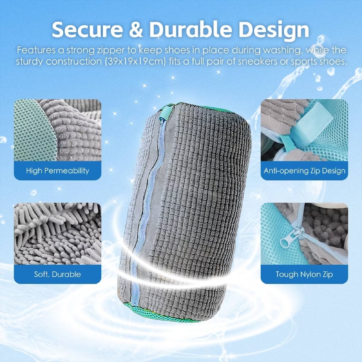 🔥Summer Sale — Save Up To 60%🔥Laundry Shoe Washing Bag thumbnail 4