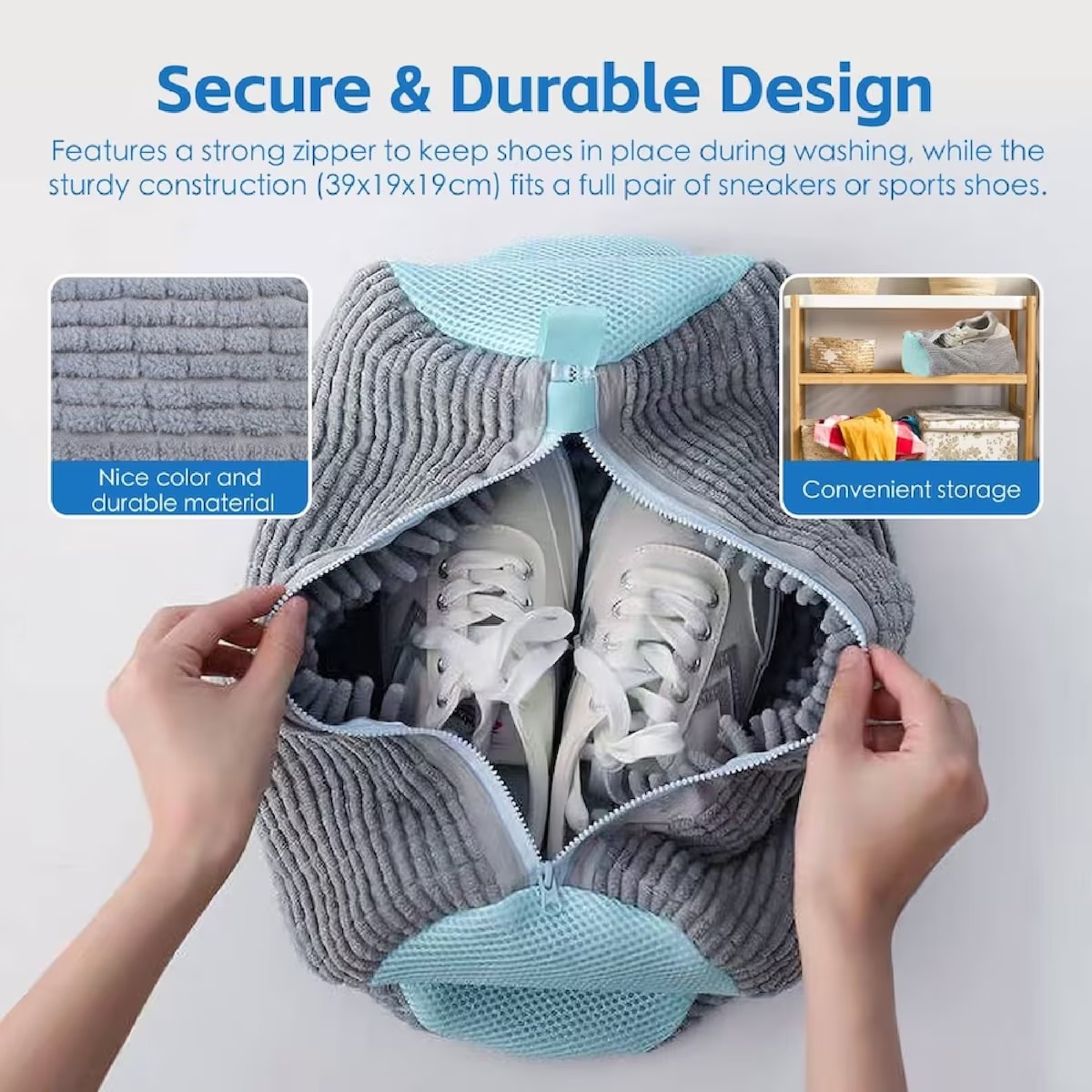 🔥Summer Sale — Save Up To 60%🔥Laundry Shoe Washing Bag thumbnail 5