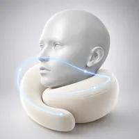 ✈️ Memory Foam Travel Neck Pillow — Soft U-Shaped Support for Flights, Car Rides & Office Naps thumbnail 4