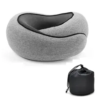 ✈️ Memory Foam Travel Neck Pillow — Soft U-Shaped Support for Flights, Car Rides & Office Naps thumbnail 10