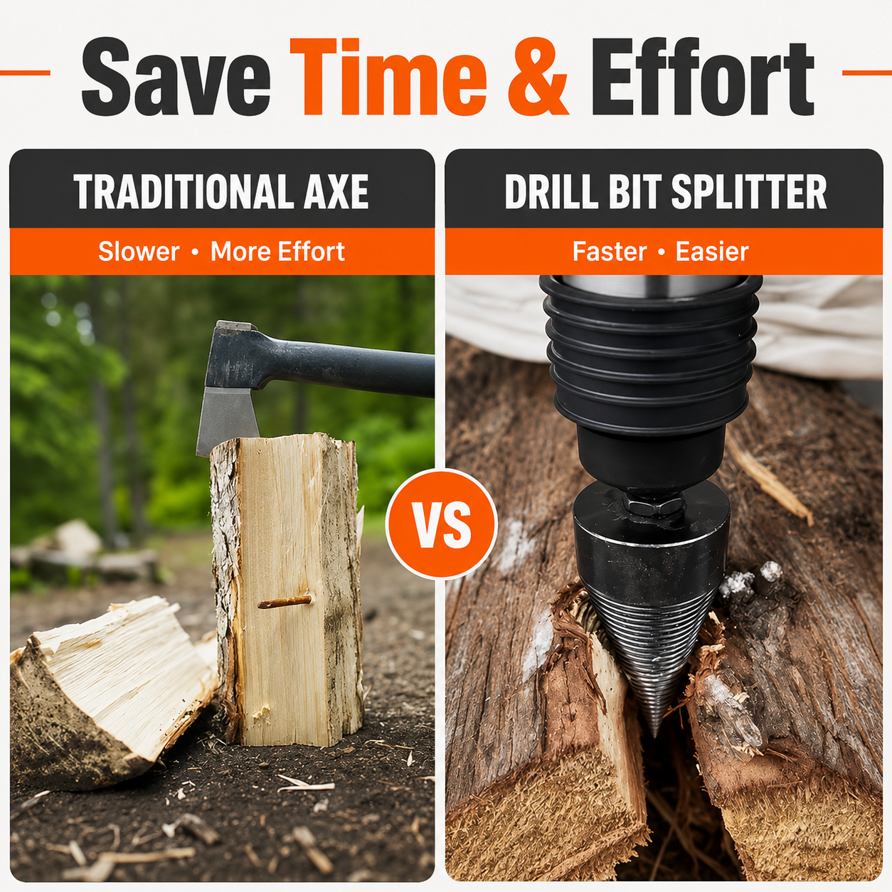 💥 Save 69% Today – Heavy-Duty Wood Splitting Drill Bit Kit thumbnail 9