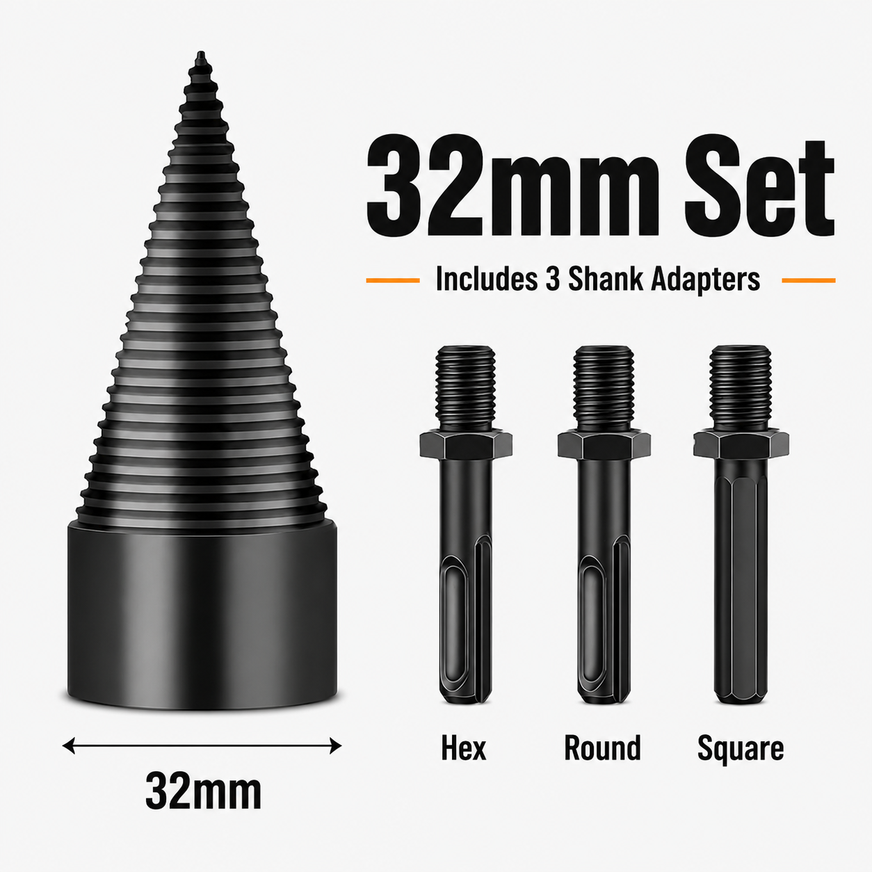 💥 Save 69% Today – Heavy-Duty Wood Splitting Drill Bit Kit thumbnail 3