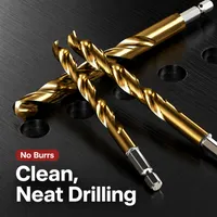 🛠️ 99-Piece Titanium Drill Bit Set – Drill Faster, Cleaner & Easier | 💥 50% OFF thumbnail 9