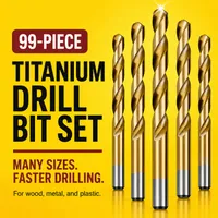 🛠️ 99-Piece Titanium Drill Bit Set – Drill Faster, Cleaner & Easier | 💥 50% OFF thumbnail 12