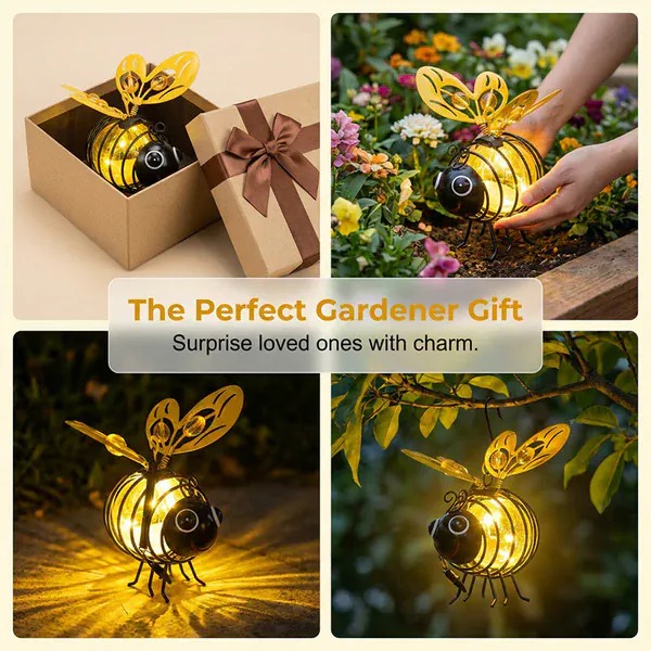 🌙🍃🪴 SPECIAL OFFER 50% OFF! Hanging Solar Bee Light – Spread Joy Day and Night 🌞🌜 thumbnail 6