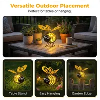 🌙🍃🪴 SPECIAL OFFER 50% OFF! Hanging Solar Bee Light – Spread Joy Day and Night 🌞🌜 thumbnail 7