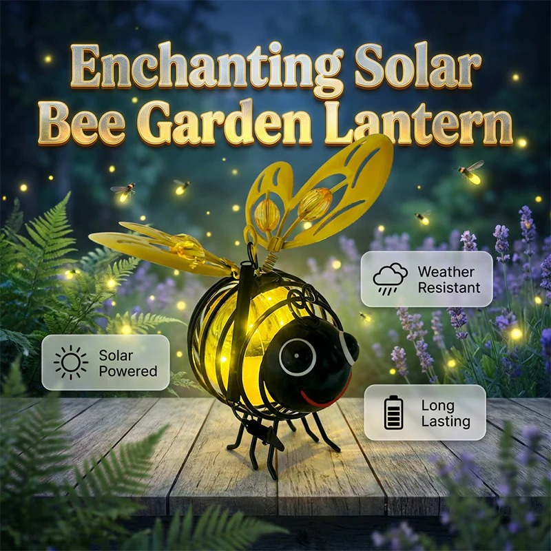 🌙🍃🪴 SPECIAL OFFER 50% OFF! Hanging Solar Bee Light – Spread Joy Day and Night 🌞🌜 thumbnail 9
