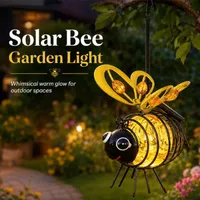 🌙🍃🪴 SPECIAL OFFER 50% OFF! Hanging Solar Bee Light – Spread Joy Day and Night 🌞🌜 thumbnail 1
