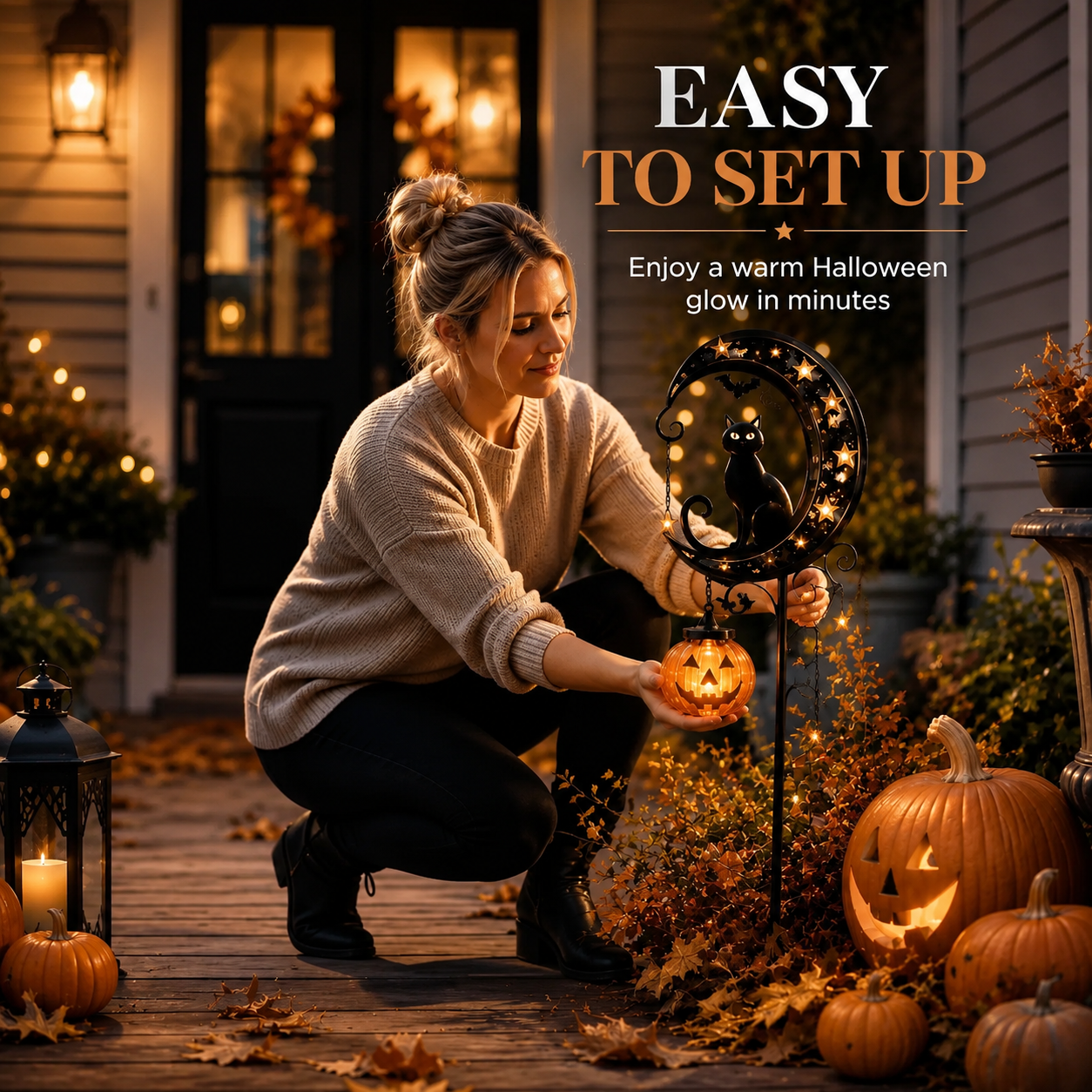 🎃 Solar Halloween Garden Stake Light – Auto Night Glow | 49% OFF thumbnail 6