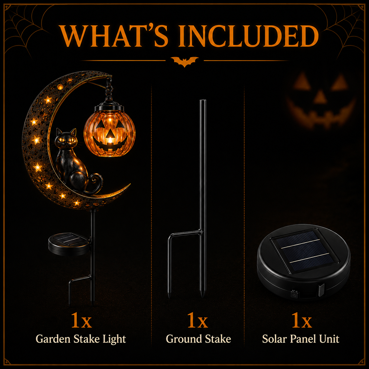 🎃 Solar Halloween Garden Stake Light – Auto Night Glow | 49% OFF thumbnail 10