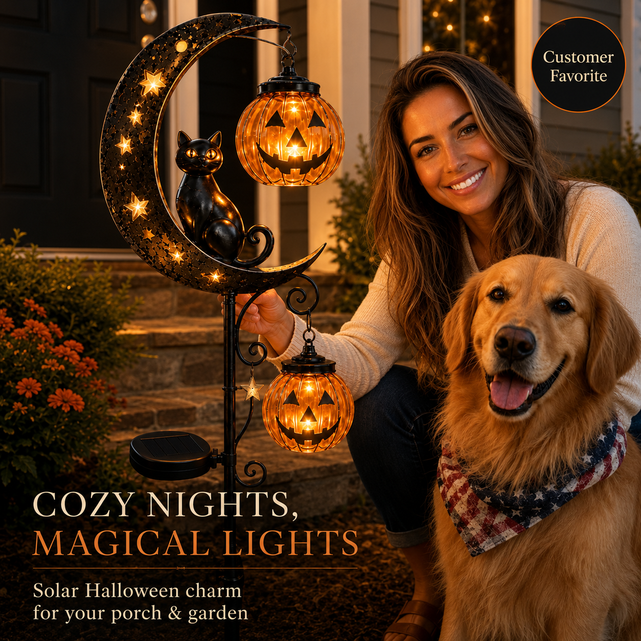 🎃 Solar Halloween Garden Stake Light – Auto Night Glow | 49% OFF thumbnail 7