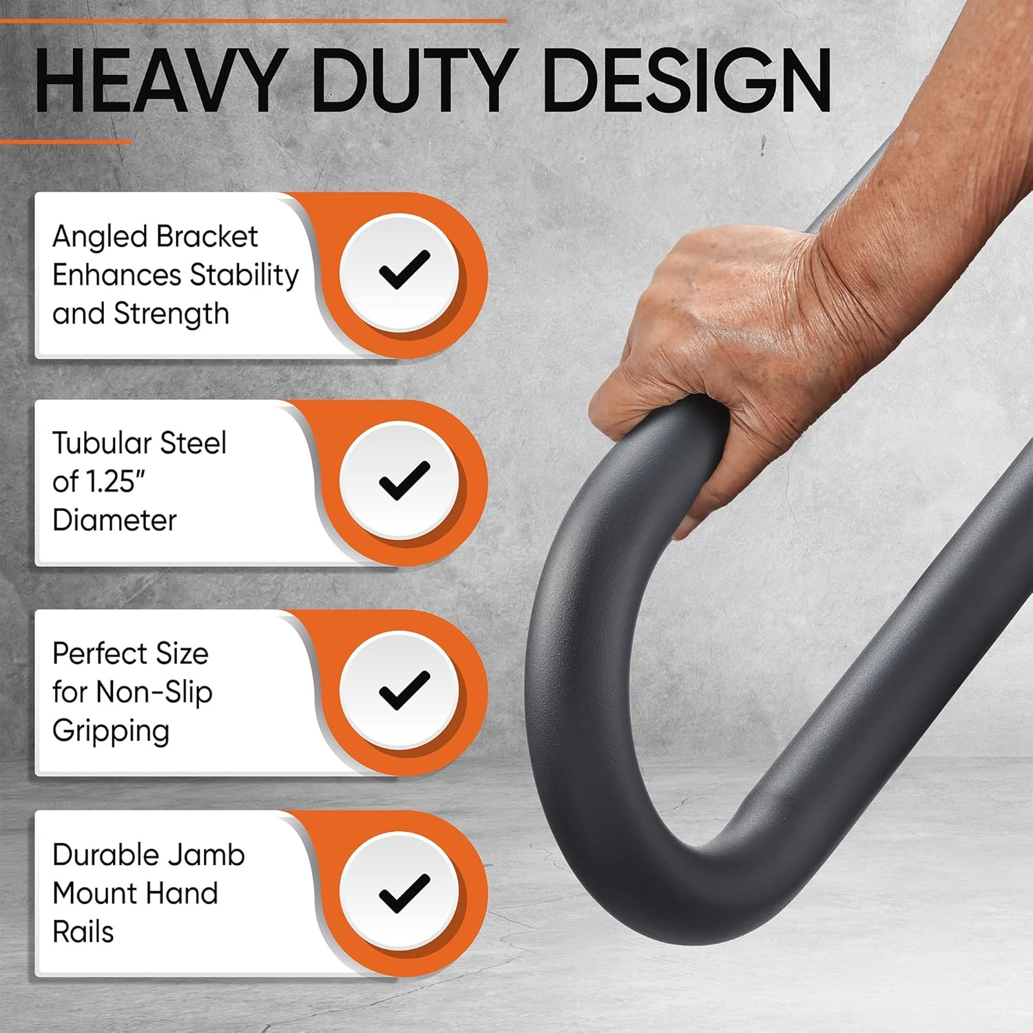 ⚙️ Heavy-Duty Doorway Safety Handrail - Feel Safer On Every Step In And Out Of Your Home🏠 👉 Claim Your 30% Off Now thumbnail 2